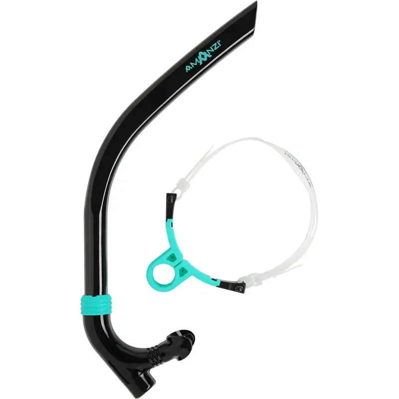 Amanzi Axis Centre Snorkel-Swim Snorkel-Amanzi-Jet-Ashlee Grace Activewear & Swimwear Online