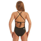 Amanzi Girls Tie Back One Piece-Swimwear-Amanzi-8-Jet-Ashlee Grace Activewear & Swimwear Online