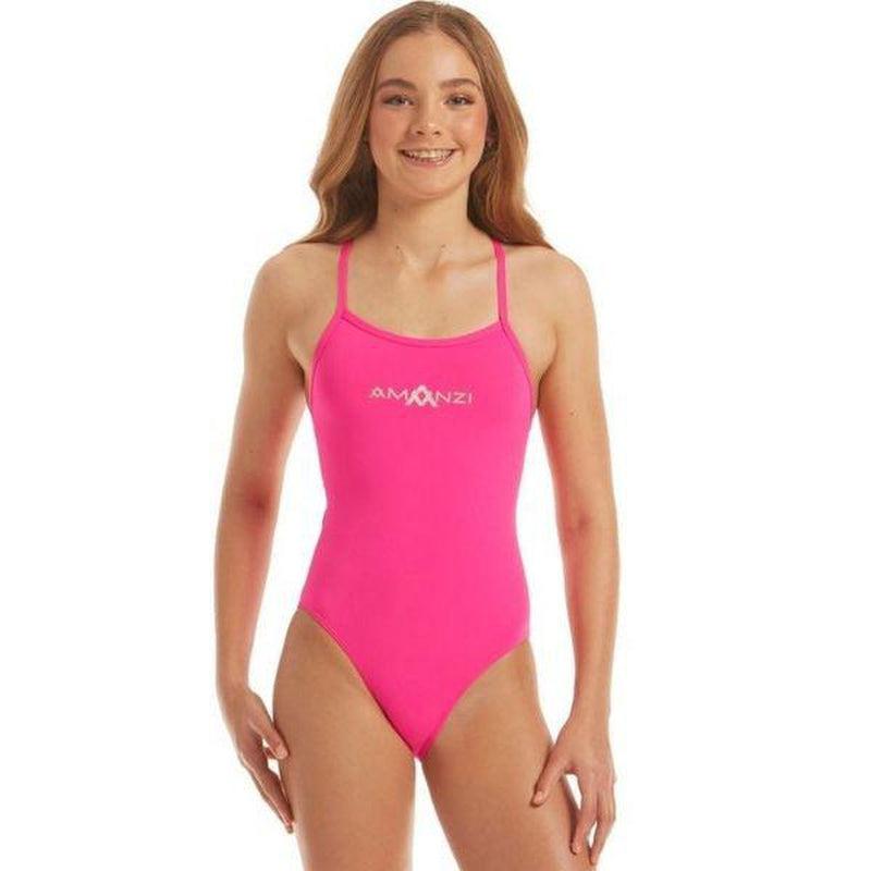 Amanzi Girls Tie Back One Piece-Swimwear-Amanzi-8-Pixie-Ashlee Grace Activewear & Swimwear Online