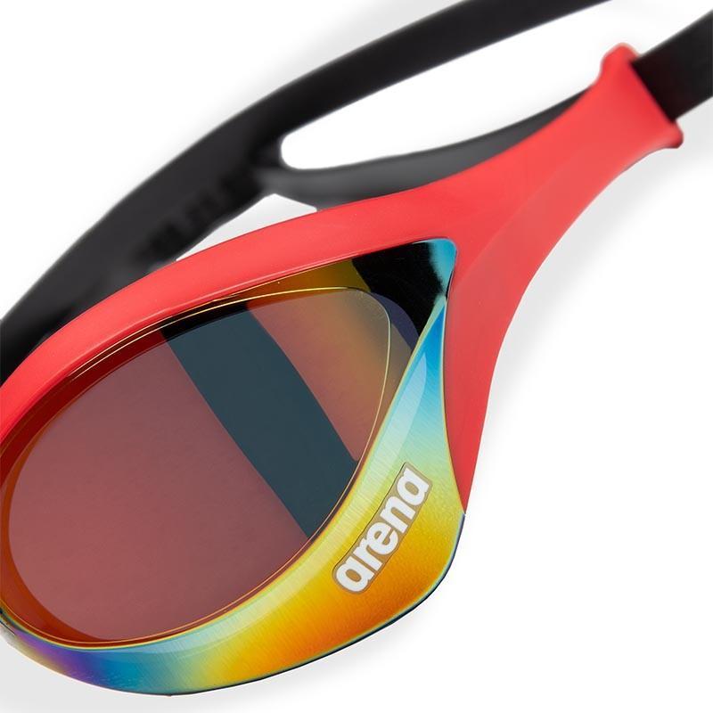 Arena Cobra Ultra Swipe Mirror Goggles | 103-Swim Goggles & Masks-Arena-Gold/Red-Ashlee Grace Activewear & Swimwear Online