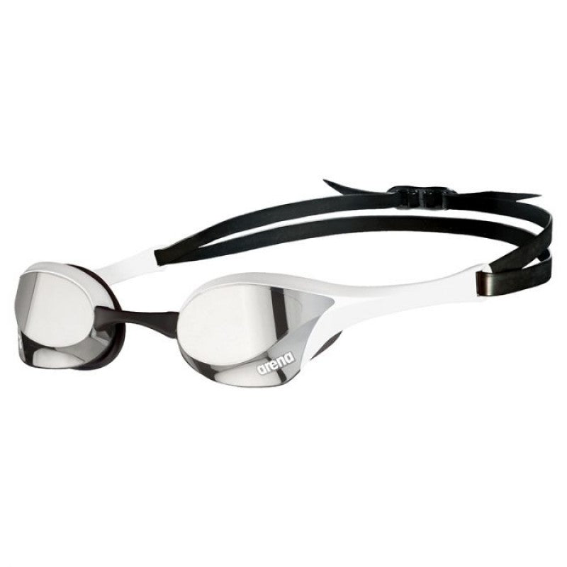 Arena Cobra Ultra Swipe Mirror Goggles | 510-Swim Goggles & Masks-Arena-Silver/White-Ashlee Grace Activewear & Swimwear Online