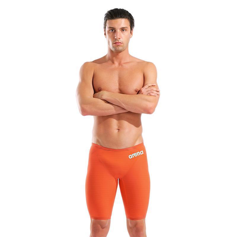 Arena Mens Powerskin Carbon Air2 Jammer | Sunset Coral-Swimwear-Arena-AUS 4-Sunset Coral-Ashlee Grace Activewear & Swimwear Online