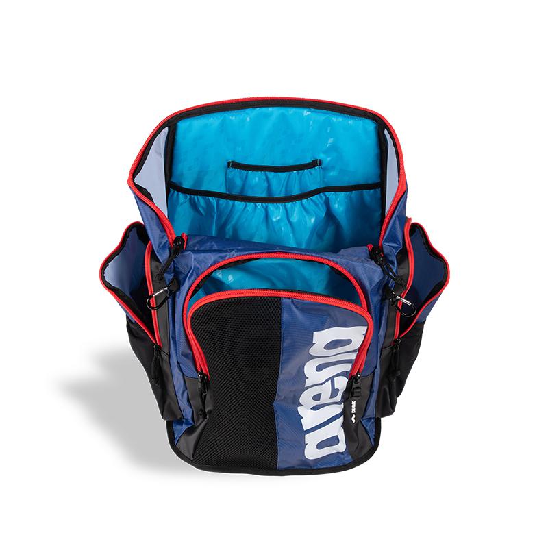 Arena Spiky III Backpack | Navy/Red-Backpacks-Arena-Ashlee Grace Activewear & Swimwear Online