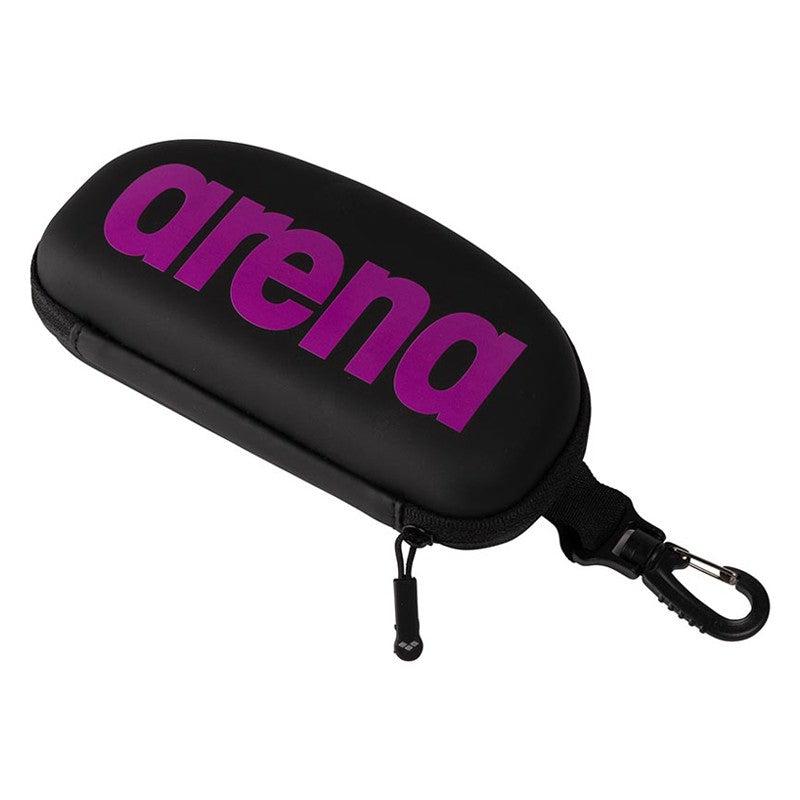 Arena Swimming Goggles Protective Case-Swim Goggle Case-Arena-Black/White/Fuchsia-Ashlee Grace Activewear & Swimwear Online