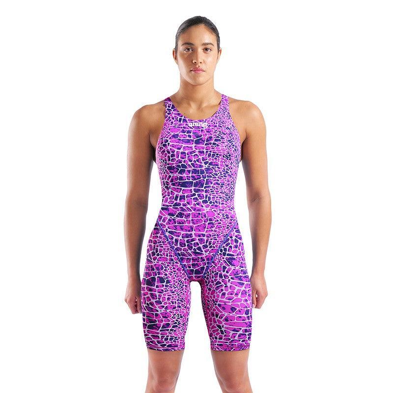 Arena Womens St Next Open Back | Snake Pink-Swimwear-Arena-28-Snake Pink-Ashlee Grace Activewear & Swimwear Online