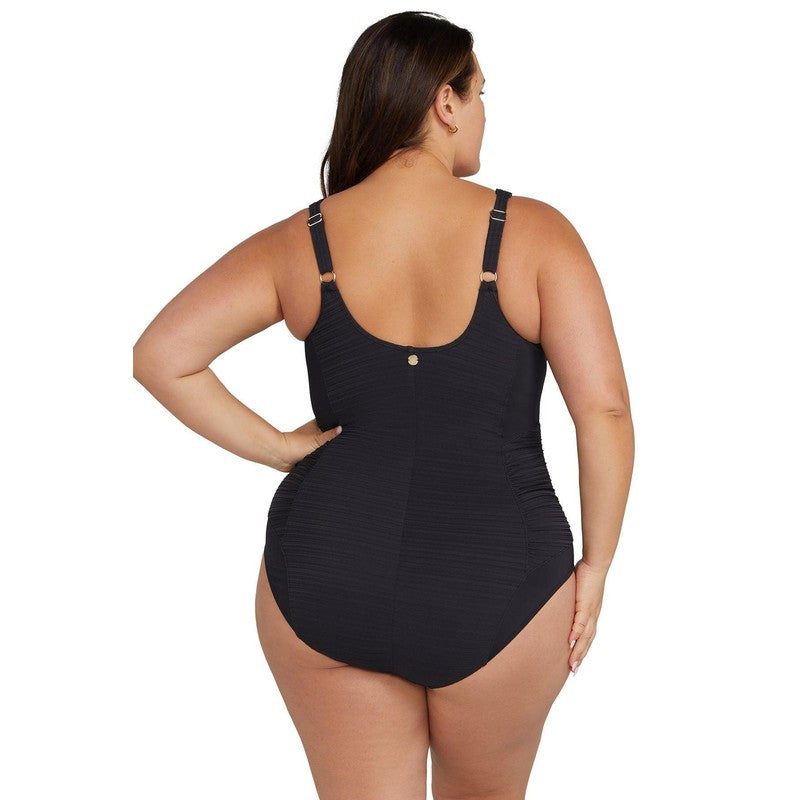 Artesands Black Aria Giotto D/DD Cup Underwire One Piece-Swimwear-Artesands-M/AU12+/US8+-Ashlee Grace Activewear & Swimwear Online