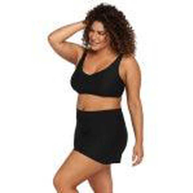 Artesands Black Hues Delacroix Swim Short-Swimwear-Artesands-M/AU12+/US8+-Black-Ashlee Grace Activewear & Swimwear Online
