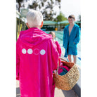 Ashlee Grace Luxurious Hooded Towelling Swim Robe-Towel-Ashlee Grace-1-Aqua-Ashlee Grace Activewear & Swimwear Online