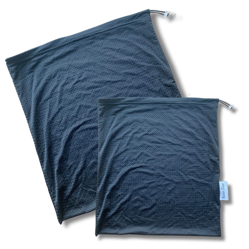 Ashlee Grace Mesh Gear Bag-Bag-Ashlee Grace-Small-Aqua-Ashlee Grace Activewear & Swimwear Online