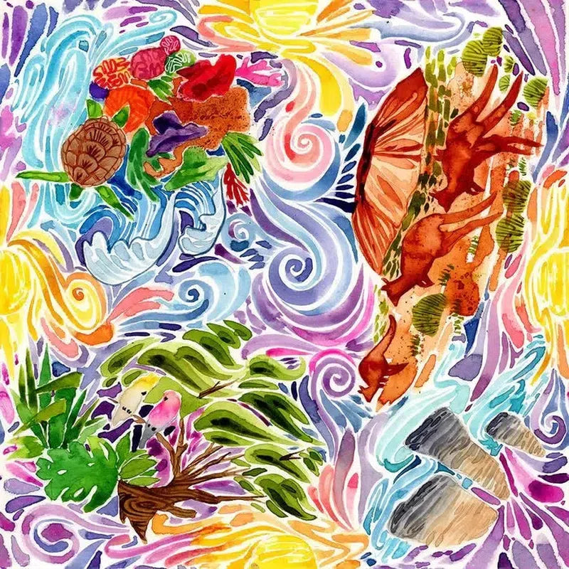 Designer Bums Oceania Swim Nappy-Swim Nappies-Designer Bums-ONE SIZE-Oceania-Ashlee Grace Activewear & Swimwear Online