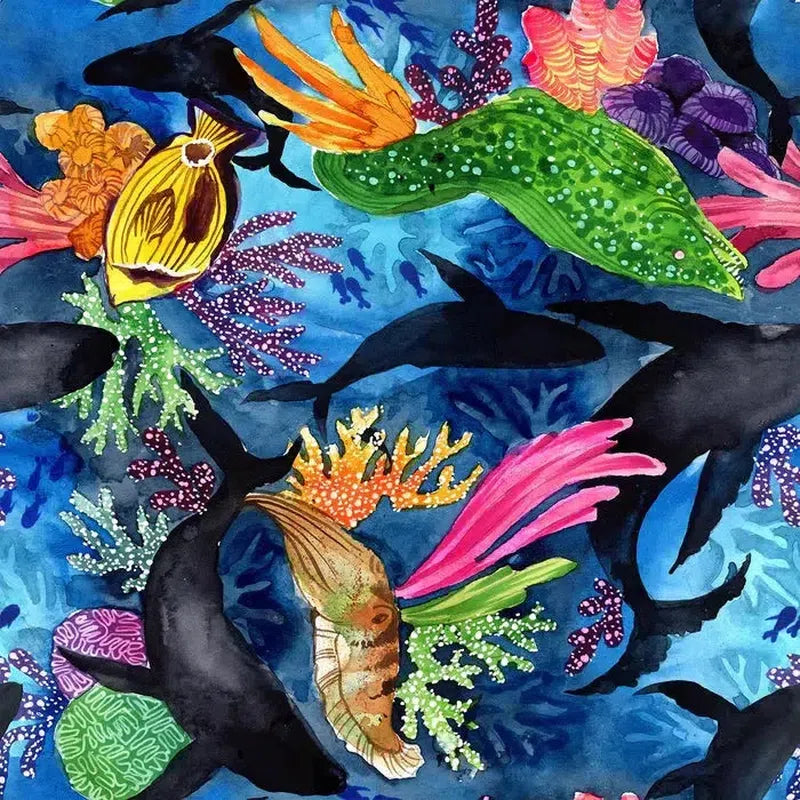 Designer Bums Sea Garden Swim Nappy-Swim Nappies-Designer Bums-ONE SIZE-Sea Garden-Ashlee Grace Activewear & Swimwear Online