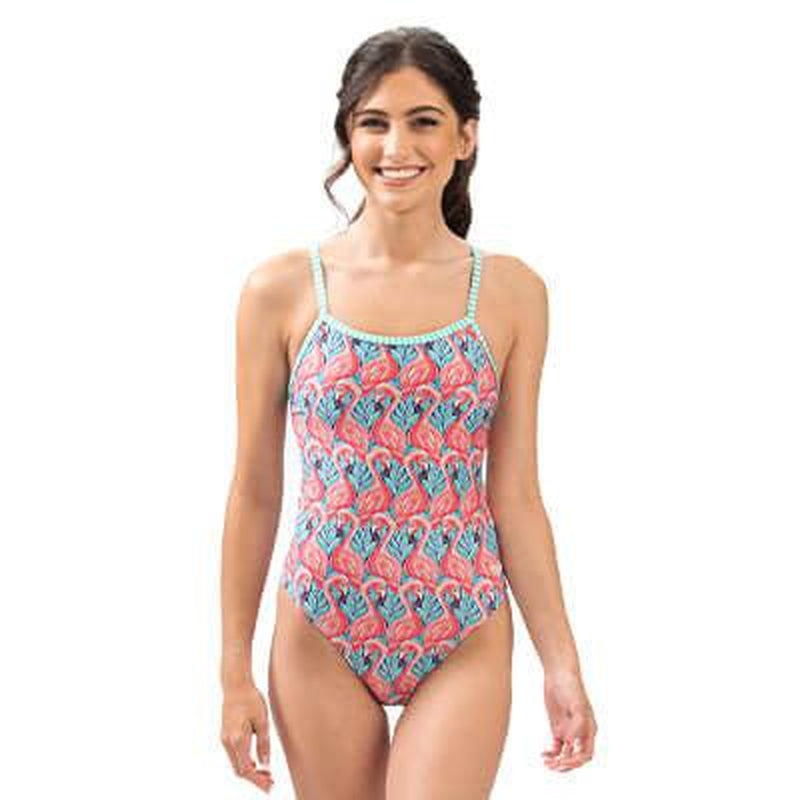 Dolfin Uglies One Piece Swimsuit | Flamingo-Swimwear-Dolfin Swimwear-US26 | AU4-Ashlee Grace Activewear & Swimwear Online