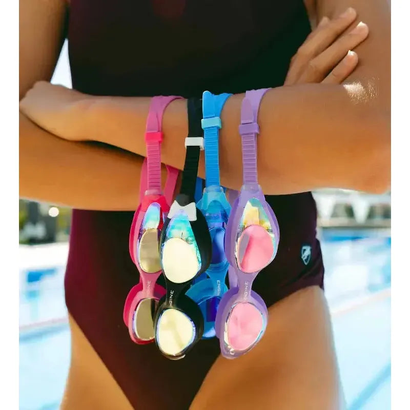 Engine Blaze Goggles-Swim Goggles & Masks-Engine Swim-ONE SIZE-Black-Ashlee Grace Activewear & Swimwear Online