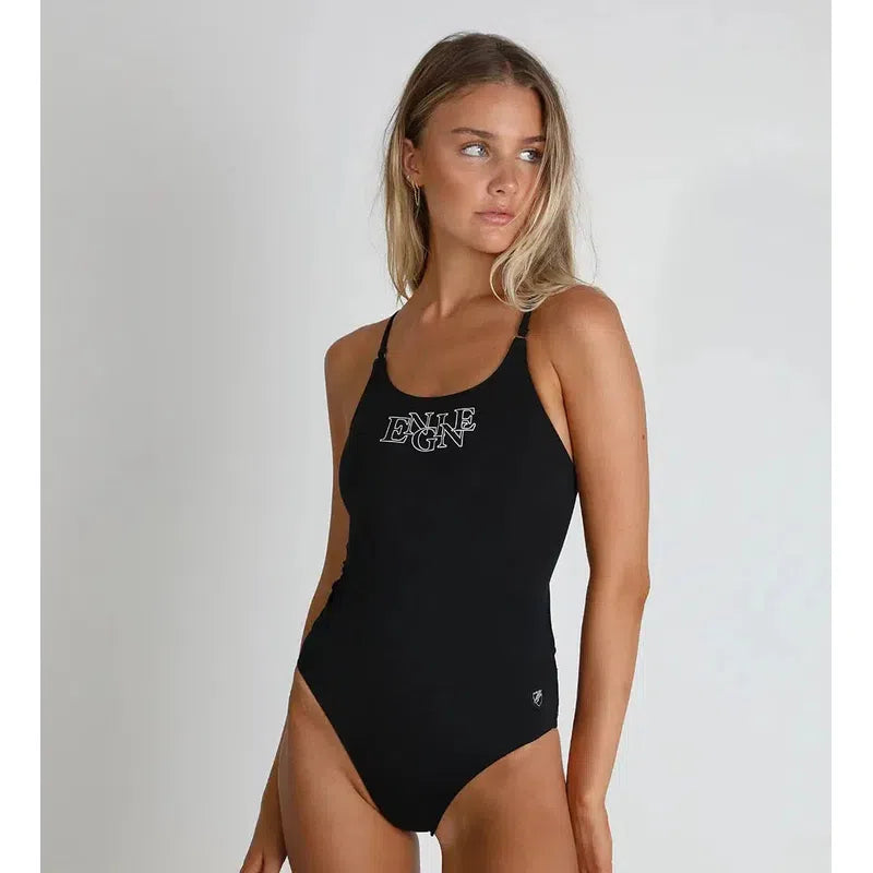 Engine Brazilia Tangle One Piece-Swimwear-Engine Swim-G08-Black-Ashlee Grace Activewear & Swimwear Online