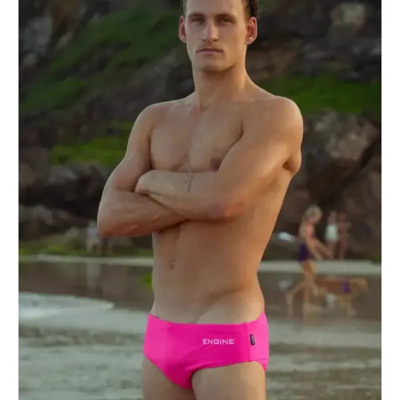 Engine Club Cut | Polyester-Swimwear-Engine Swim-B10-Pink-Ashlee Grace Activewear & Swimwear Online