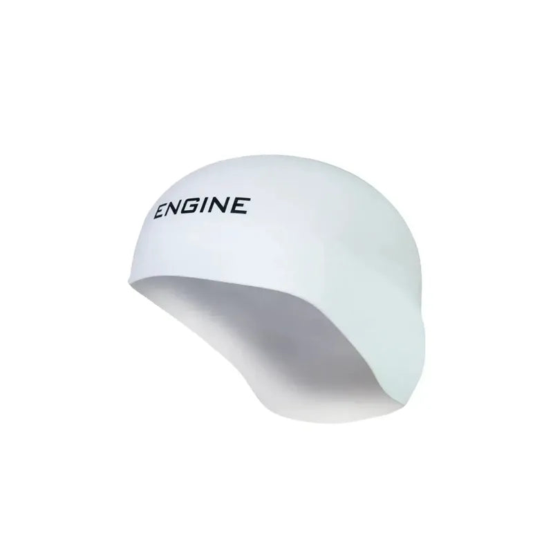 Engine Dome Cap - Zip Bag-Swim Caps-Engine Swim-ONE SIZE-White-Ashlee Grace Activewear & Swimwear Online