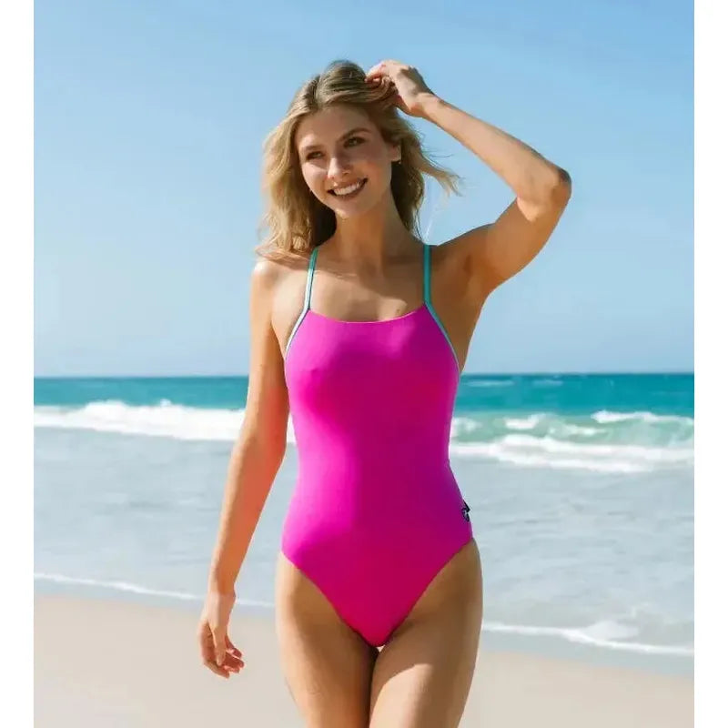 Engine Kiki Contrast One Piece-Swimwear-Engine Swim-G10-Magenta-Ashlee Grace Activewear & Swimwear Online