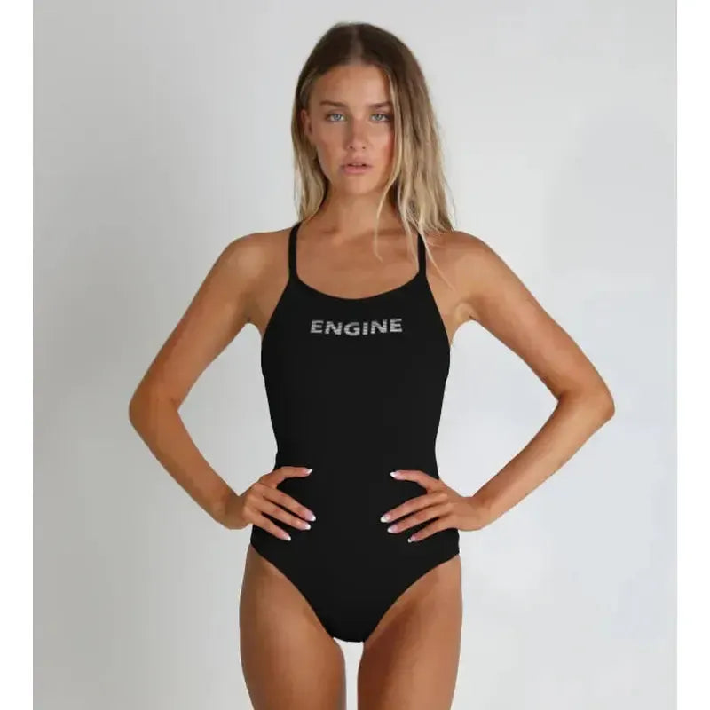 Engine Ladies Malibu Rise One Piece-Swimwear-Engine Swim-G8-Artic-Ashlee Grace Activewear & Swimwear Online