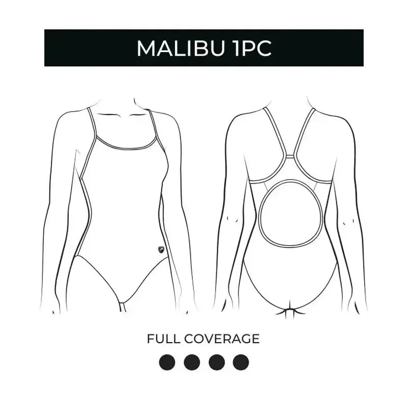 Engine Ladies Malibu Rise One Piece-Swimwear-Engine Swim-G8-Artic-Ashlee Grace Activewear & Swimwear Online