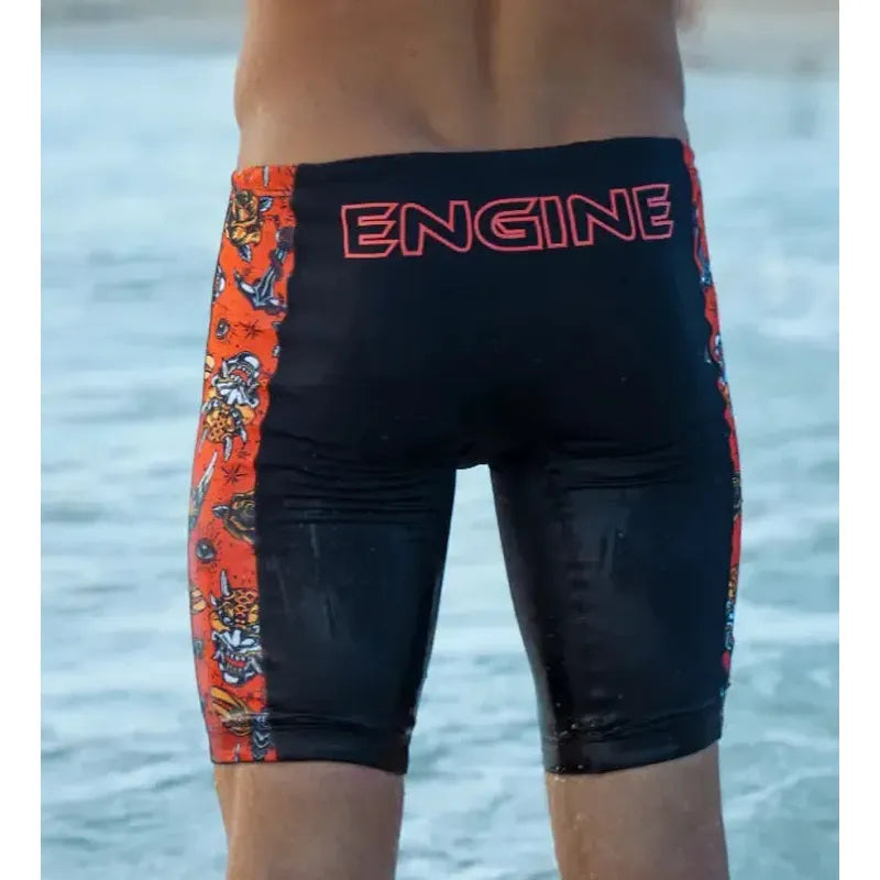 Engine Spliced Poly Jammer | Tideheart-Swimwear-Engine Swim-B8-Slate Blue-Ashlee Grace Activewear & Swimwear Online