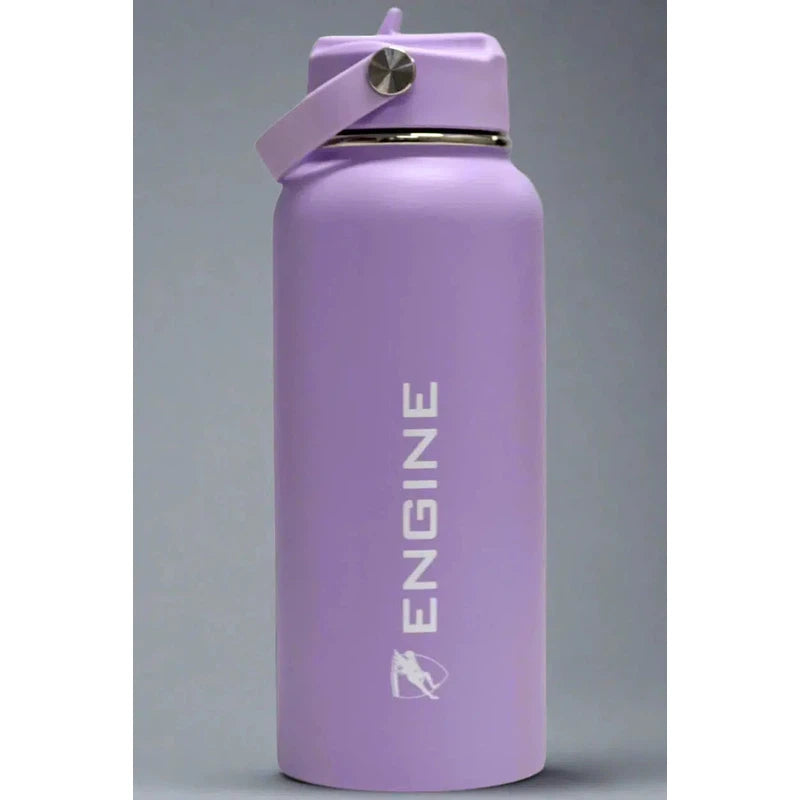 Engine Stainless Steel Drink Bottle | 1 Litre-Drink Bottle-Engine Swim-1 Litre-Black-Ashlee Grace Activewear & Swimwear Online