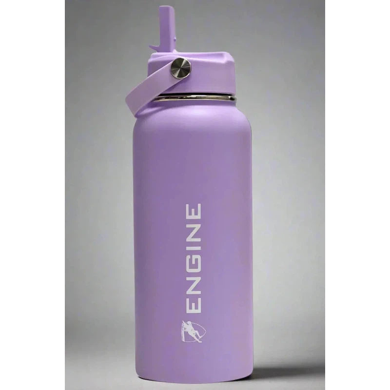 Engine Stainless Steel Drink Bottle | 1 Litre-Drink Bottle-Engine Swim-1 Litre-Black-Ashlee Grace Activewear & Swimwear Online