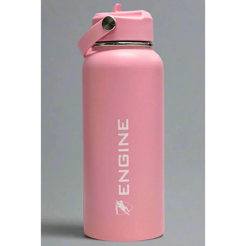 Engine Stainless Steel Drink Bottle | 1 Litre-Drink Bottle-Engine Swim-1 Litre-Black-Ashlee Grace Activewear & Swimwear Online