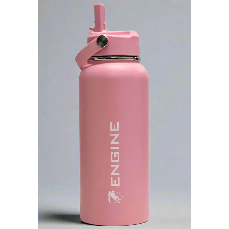Engine Stainless Steel Drink Bottle | 1 Litre-Drink Bottle-Engine Swim-1 Litre-Black-Ashlee Grace Activewear & Swimwear Online