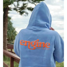 Engine Womens Hoodie with Pocket | Foam Logo-Apparel-Engine Swim-2XS-Cornflower Blue-Ashlee Grace Activewear & Swimwear Online