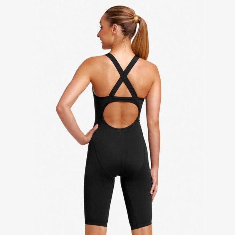 Funkita Girls Fast Legs One Piece | Still Black-Swimwear-Funkita-24-Still Black-Ashlee Grace Activewear & Swimwear Online