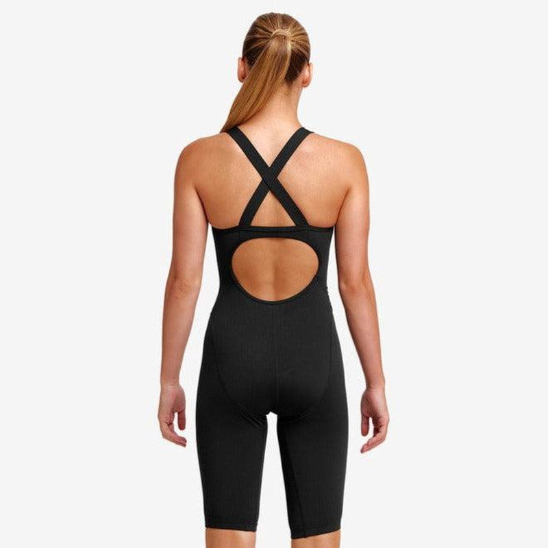 Funkita Girls Fast Legs One Piece | Still Black-Swimwear-Funkita-24-Still Black-Ashlee Grace Activewear & Swimwear Online