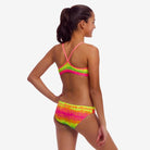 Funkita Girls Racerback Two Piece | Melting Mayhem-Swimwear-Funkita-8-Melting Mayhem-Ashlee Grace Activewear & Swimwear Online