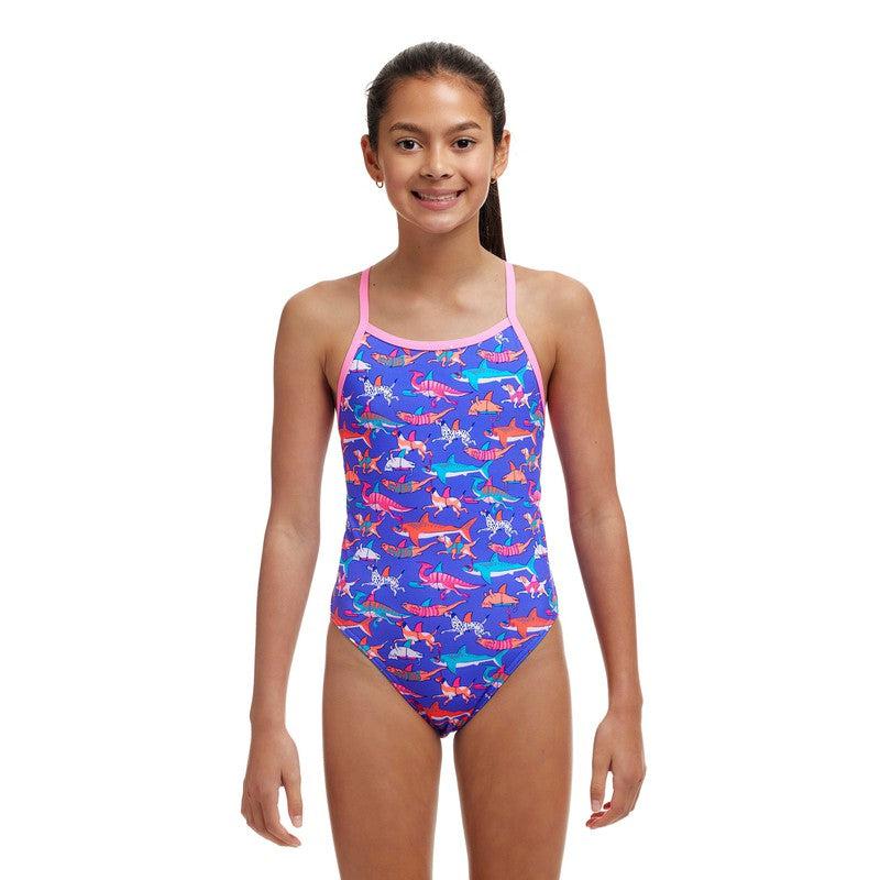 Funkita Girls Single Strap One Piece | Doggie Paddle-Swimwear-Funkita-8-Doggie Paddle-Ashlee Grace Activewear & Swimwear Online