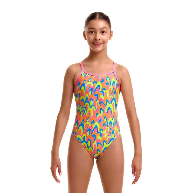 Funkita Girls Single Strap One Piece | Hillary Puff-Swimwear-Funkita-8-Hillary Puff-Ashlee Grace Activewear & Swimwear Online