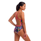 Funkita Girls Single Strap One Piece | Lolly Leopard-Swimwear-Funkita-8-Lolly Leopard-Ashlee Grace Activewear & Swimwear Online