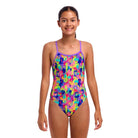 Funkita Girls Single Strap One Piece | Mess Match-Swimwear-Funkita-8-Mess Match-Ashlee Grace Activewear & Swimwear Online