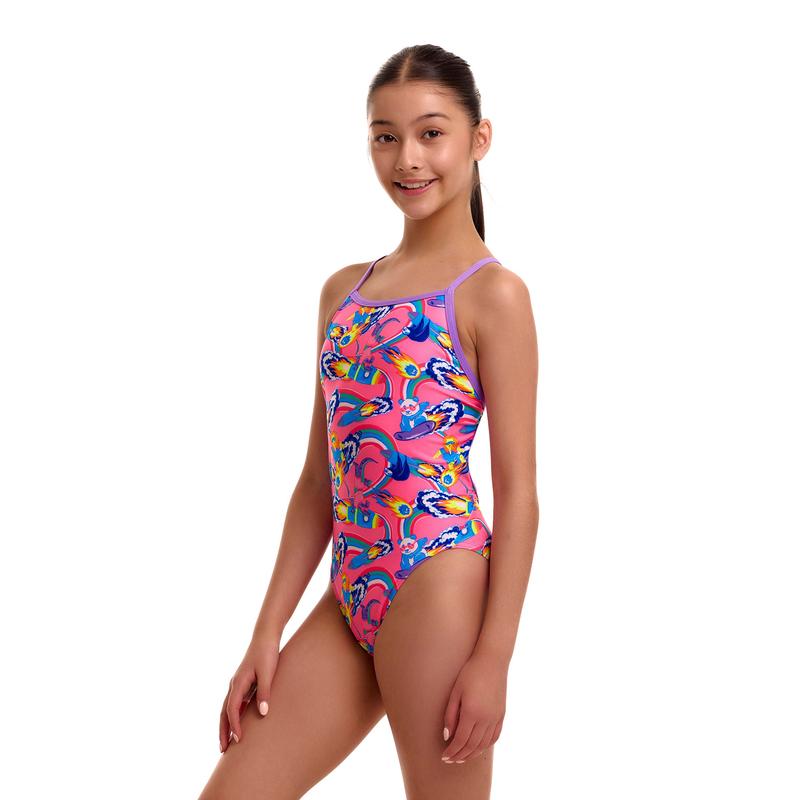 Funkita Girls Single Strap One Piece | Sweet Surfers-Swimwear-Funkita-8-Sweet Surfers-Ashlee Grace Activewear & Swimwear Online