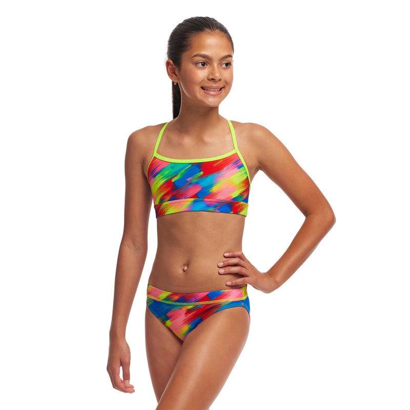 Funkita Girls Swim Crop Top | Stroked-Swimwear-Funkita-8-Stroked-Ashlee Grace Activewear & Swimwear Online