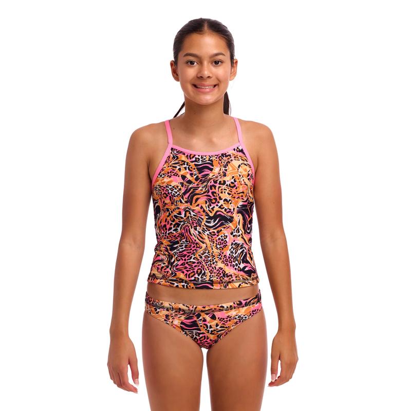 Funkita Girls Swim Steady Tankini + Brief | Tipsy Tiger-Swimwear-Funkita-8-Tipsy Tiger-Ashlee Grace Activewear & Swimwear Online