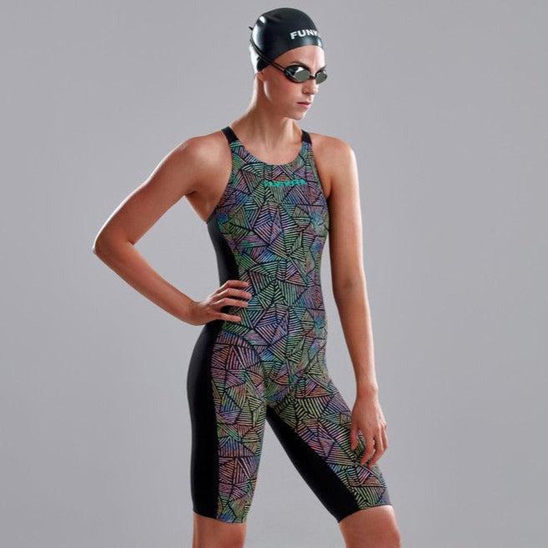 Funkita Ladies Apex Blast Free Kneeskin | Poison Pop-Swimwear-Funkita-20-Poison Pop-Ashlee Grace Activewear & Swimwear Online