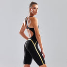 Funkita Ladies Apex Predator X Freeback Kneeskin | Still Black-Swimwear-Funkita-20-Still Black-Ashlee Grace Activewear & Swimwear Online