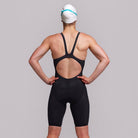 Funkita Ladies Apex Viper Kneeskin | Black Mint-Swimwear-Funkita-18-Black Mint-Ashlee Grace Activewear & Swimwear Online