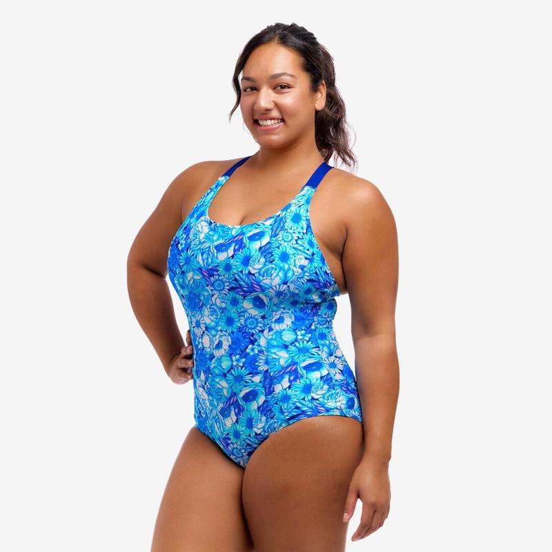 Funkita Ladies Brace Me Back One Piece | Bloom Shakalaka-Swimwear-Funkita-10-Bloom Shakalaka-Ashlee Grace Activewear & Swimwear Online