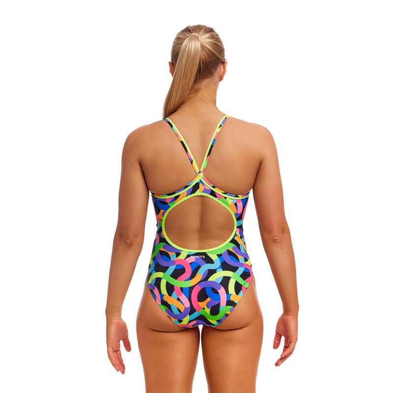 Funkita Ladies Diamond Back One Piece | Got Worms-Swimwear-Funkita-6-Got Worms-Ashlee Grace Activewear & Swimwear Online
