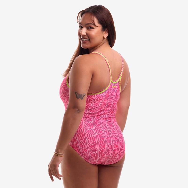 Funkita Ladies Locked In Lucy One Piece | Sweet Stack-Swimwear-Funkita-10-Sweet Stack-Ashlee Grace Activewear & Swimwear Online