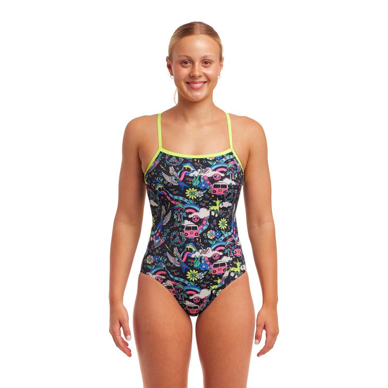 Funkita Ladies Single Strap One Piece | Hippy Dippy-Swimwear-Funkita-6-Hippy Dippy-Ashlee Grace Activewear & Swimwear Online