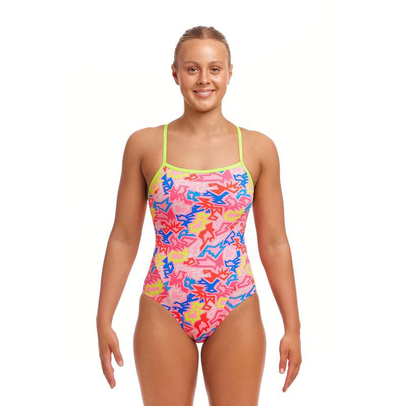 Funkita Ladies Single Strap One Piece | Rock Star-Swimwear-Funkita-6-Rock Star-Ashlee Grace Activewear & Swimwear Online