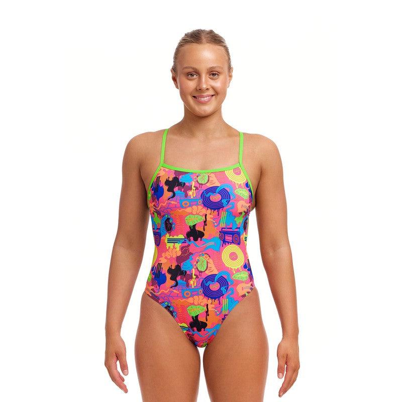 Funkita Ladies Single Strength One Piece | Lotsa Pop-Swimwear-Funkita-6-Lotsa Pop-Ashlee Grace Activewear & Swimwear Online