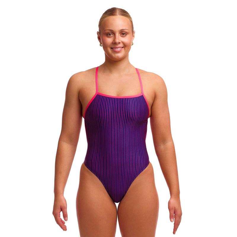 Funkita Ladies Single Strength One Piece | Peach Tea-Swimwear-Funkita-6-Peach Tea-Ashlee Grace Activewear & Swimwear Online