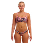 Funkita Ladies Swim Crop Top | Tipsy Tiger-Swimwear-Funkita-8-Tipsy Tiger-Ashlee Grace Activewear & Swimwear Online